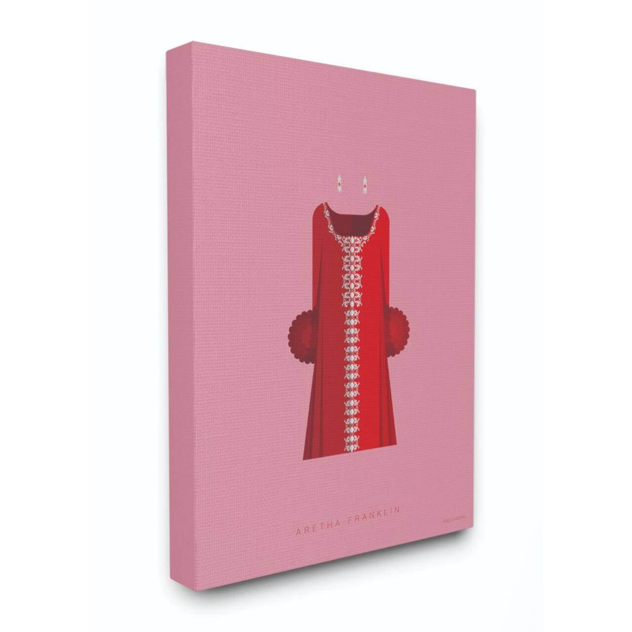 Stupell Industries Aretha Franklin Famous Fashion Design Wall Accent